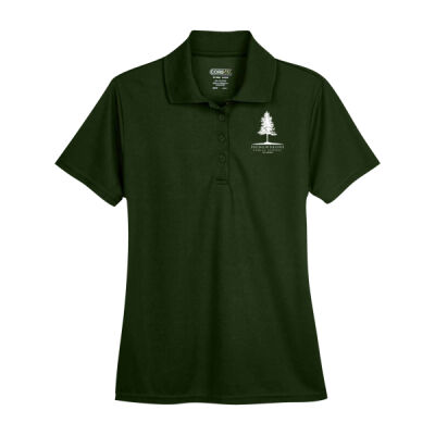 Core365 Women's Tree Emblem Printed Polo Thumbnail