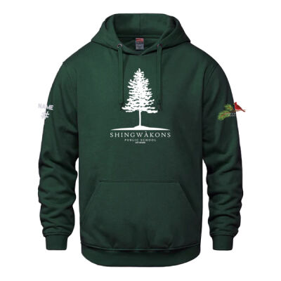 Vault Unisex Tree & Cardinal Printed Hoodie Thumbnail